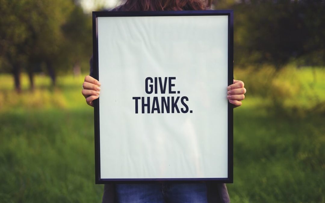 The Benefits of Giving Thanks